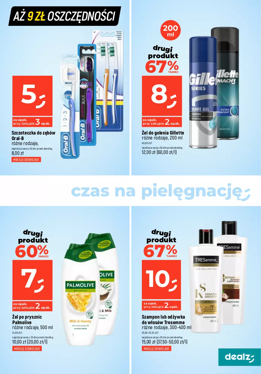 Gazetka promocyjna Dealz - MAKE A DEALZ - ważna 29.02 do 06.03.2024 - strona 21 - produkty: Gillette, Mydło, Mydło w płynie, Odżywka, Palmolive, Szampon, Szczoteczka, Szczoteczka do zębów