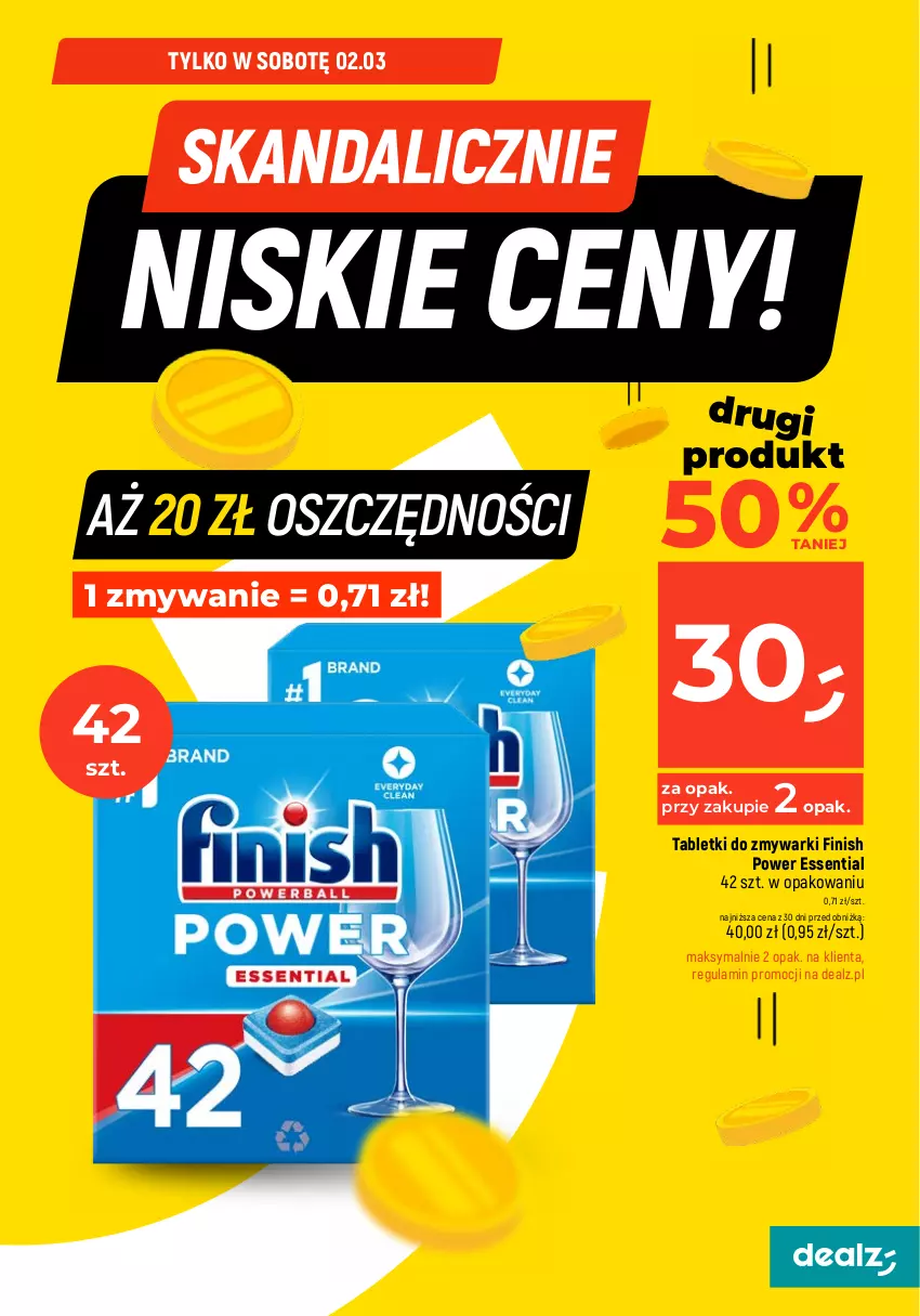 Gazetka promocyjna Dealz - MAKE A DEALZ - ważna 29.02 do 06.03.2024 - strona 5 - produkty: Ba!, Bakalland, Finish, Tablet, Tabletki do zmywarki, Zmywarki