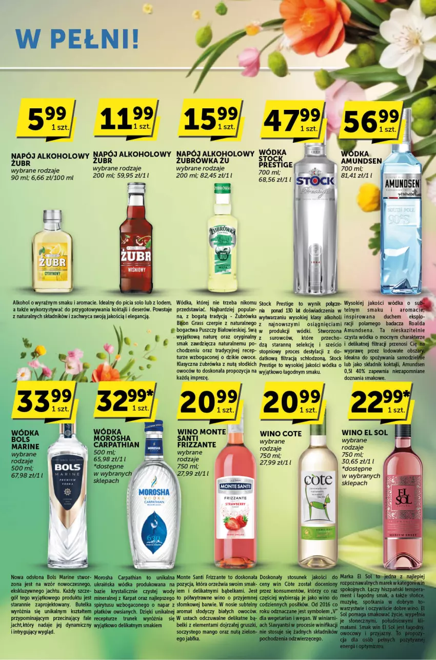 Gazetka promocyjna ABC - ważna 18.04 do 30.04.2024 - strona 3 - produkty: Amundsen, Bols, Deser, Fa, Gin, Gra, Gruszki, Jabłka, Karp, Mango, Monte, Monte Santi, Napój, Owoce, Ser, Sok, Stock, Top, Wino, Wódka