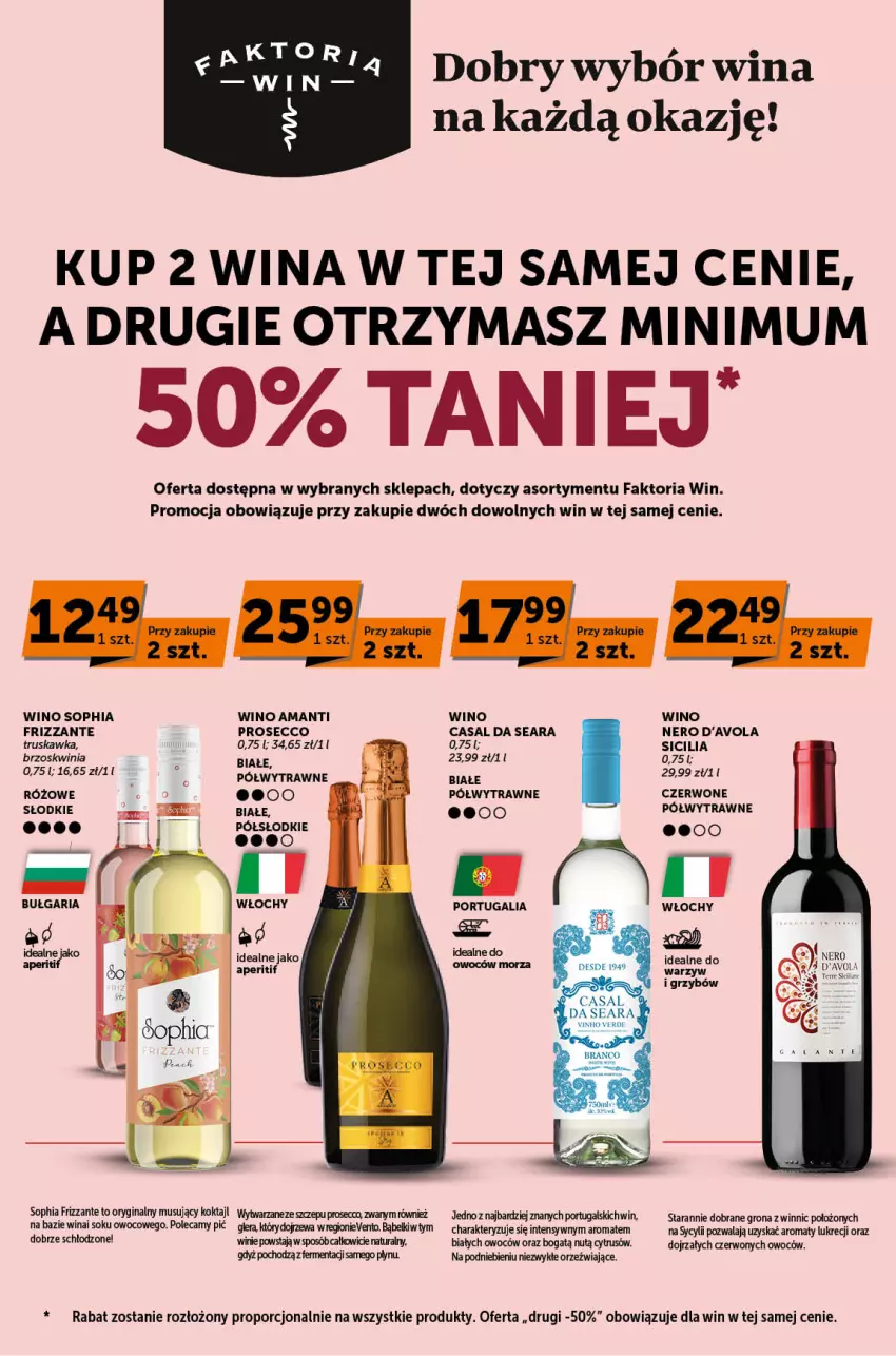 Gazetka promocyjna ABC - ważna 18.04 do 30.04.2024 - strona 4 - produkty: Fa, Gin, Por, Prosecco, Sok, Sól, Wino