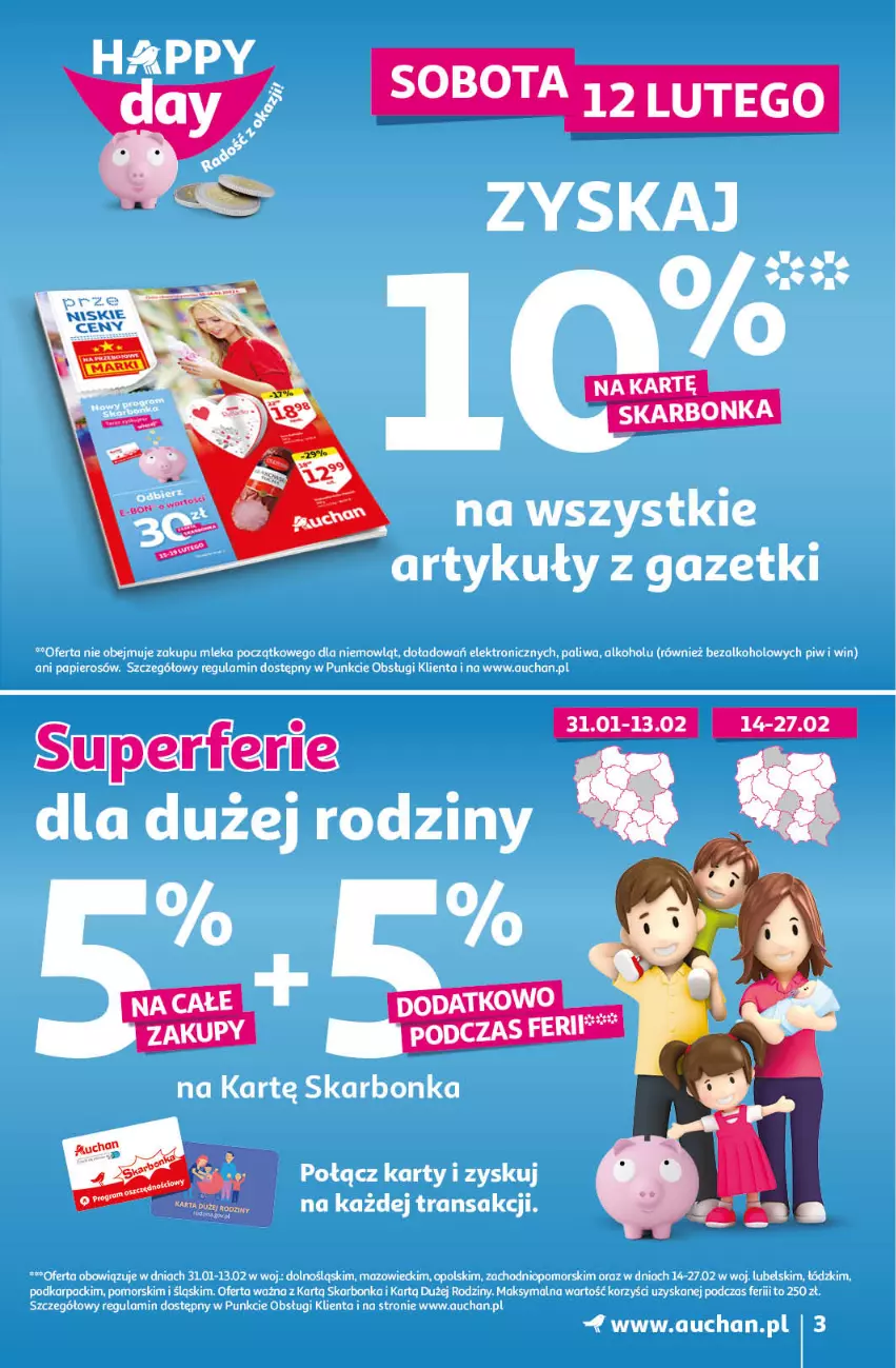 Gazetka promocyjna Auchan - przeNISKIE CENY na przebojowe marki Hipermarkety - ważna 10.02 do 16.02.2022 - strona 3