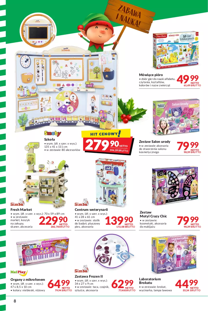 Gazetka promocyjna Makro - [Oferta specjalna] Kraina zabawy - ważna 16.11 do 24.12.2021 - strona 8 - produkty: Crazy Chic, Czajnik, Fa, Frozen, Kosz, Lampa, Makijaż, Mikrofon, Rum, Skaner, Stolik, Taca