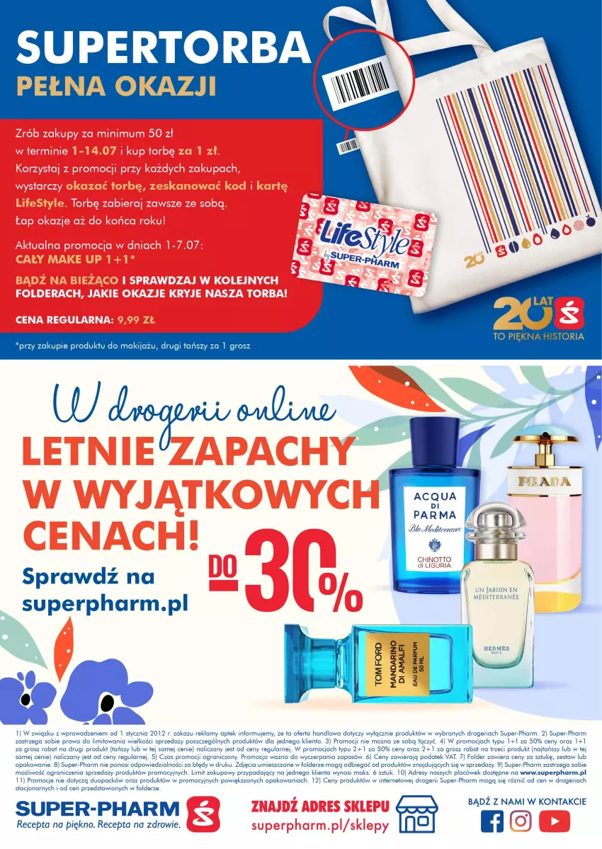 Gazetka promocyjna Super Pharm - Gazetka - ważna 01.07 do 14.07.2021 - strona 20 - produkty: Dres, Gra, Makijaż, Torba, Zdrowie