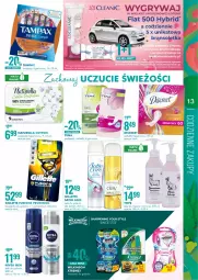 Gazetka promocyjna Super Pharm - Gazetka - Gazetka - ważna od 14.07 do 14.07.2021 - strona 13 - produkty: Nivea Men, Naturell, Yope, Sati, Discreet, Tampony, Fusion, Szynka, Cleanic, Sharp, Podpaski, Gillette, Maszynka, Maszynka do golenia, Wkładki, Bransoletka, Nivea, Naturella, Fa