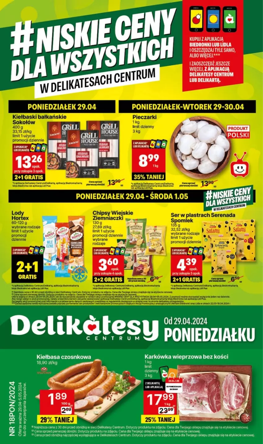 Gazetka promocyjna Delikatesy Centrum - NOWA GAZETKA Delikatesy Centrum od 29 kwietnia! 29.04-05.05.2024 - ważna 29.04 do 05.05.2024 - strona 1 - produkty: Dron, Karkówka wieprzowa, Rum