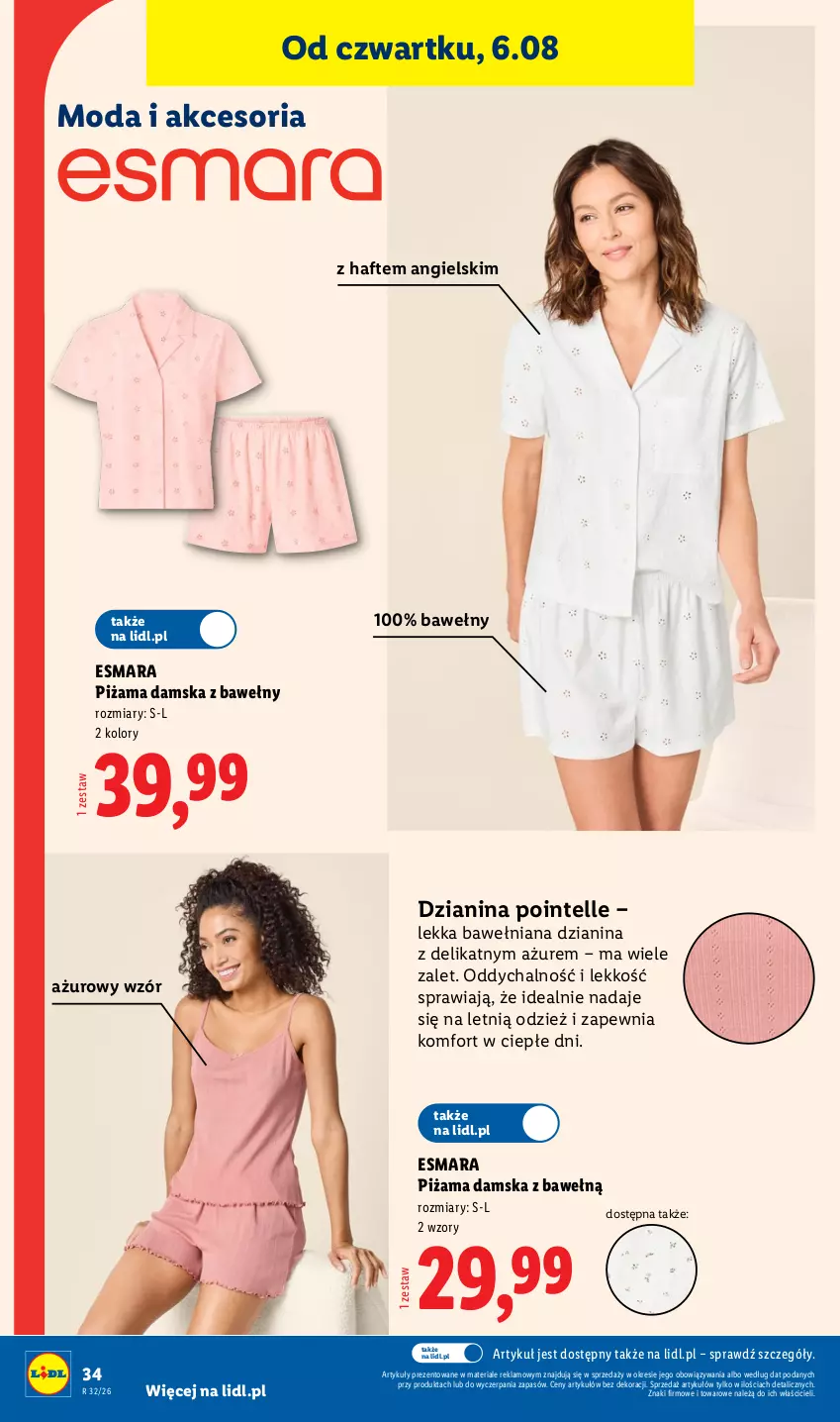 Gazetka promocyjna Lidl - Gazetka ważna od 03.08. do 08.08. - ważna 03.08 do 08.08.2026 - strona 40 - produkty: Intel, Moda, Piżama