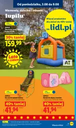 Gazetka promocyjna Lidl - Gazetka ważna od 03.08. do 08.08. - Gazetka - ważna od 08.08 do 08.08.2026 - strona 11 - produkty: Halo, Gra, Namiot, Kosz, Tunel, Dzieci, Grafika