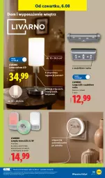 Gazetka promocyjna Lidl - Gazetka ważna od 03.08. do 08.08. - Gazetka - ważna od 08.08 do 08.08.2026 - strona 31 - produkty: Top, Ivar, Lampa LED, Lampa, Lampa stołowa