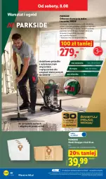 Gazetka promocyjna Lidl - Gazetka ważna od 03.08. do 08.08. - Gazetka - ważna od 08.08 do 08.08.2026 - strona 46 - produkty: Parkside, Teleskop, Odkurzacz, Papier, Rura, Ogród, LG