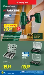Gazetka promocyjna Lidl - Gazetka ważna od 03.08. do 08.08. - Gazetka - ważna od 08.08 do 08.08.2026 - strona 50 - produkty: Parkside, Top, Wiertarkowkrętarka, Tarka, Regał, Wkręt, Wkrętarka, Ogród, Akumulator