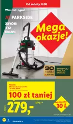 Gazetka promocyjna Lidl - Gazetka ważna od 03.08. do 08.08. - Gazetka - ważna od 08.08 do 08.08.2026 - strona 6 - produkty: Parkside, Odkurzacz, Ogród