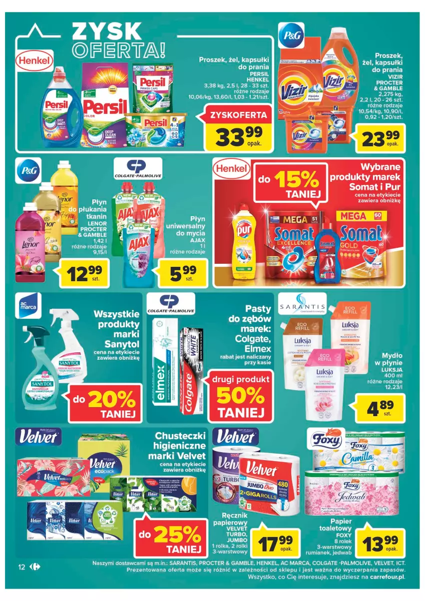 Gazetka promocyjna Carrefour - Gazetka Market - ważna 13.09 do 24.09.2022 - strona 12 - produkty: Colgate, LG, Luksja, Palmolive