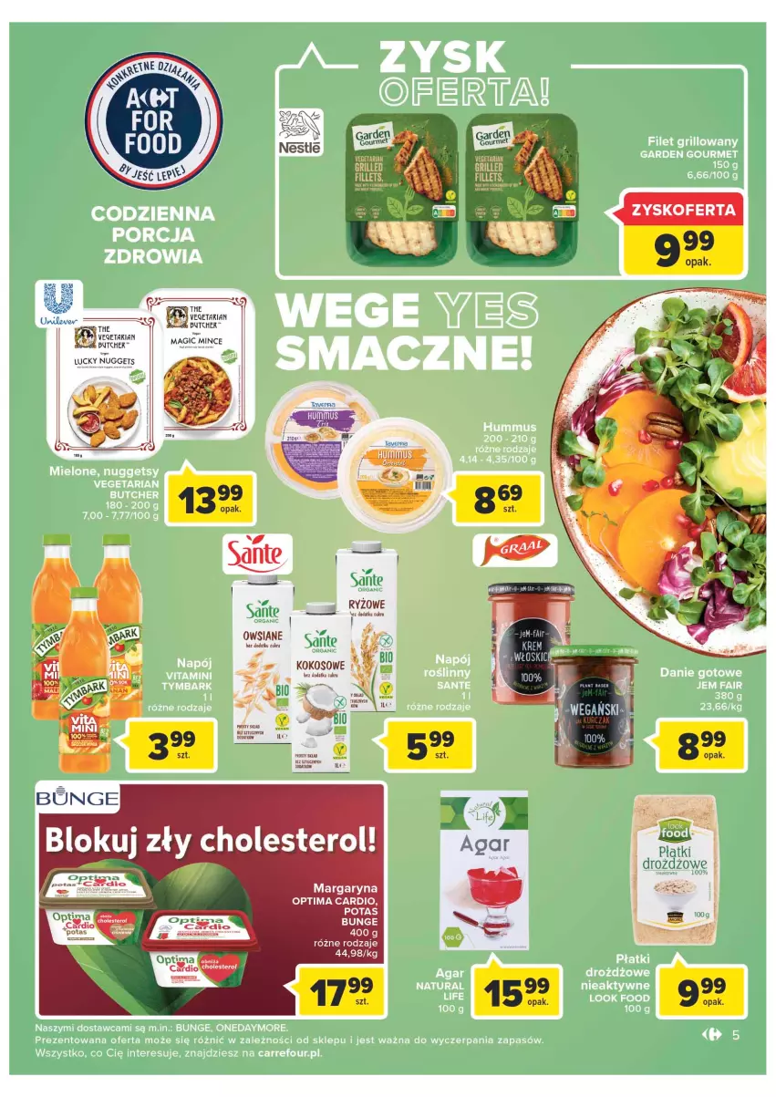 Gazetka promocyjna Carrefour - Gazetka Market - ważna 13.09 do 24.09.2022 - strona 5 - produkty: Fa, Kokos, Margaryna, Mus, Optima, Optima Cardio, Ryż, Sante, Vegeta