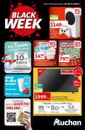 Gazetka promocyjna Auchan - Gazetka Black Week 21-26.11.2022 - Gazetka - ważna od 26.11 do 26.11.2022 - strona 1 - produkty: Xbox, Top, Ser, Gra, Aquaphor, Kontroler, Monopoly, LG