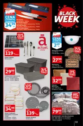 Gazetka promocyjna Auchan - Gazetka Black Week 21-26.11.2022 - Gazetka - ważna od 26.11 do 26.11.2022 - strona 11 - produkty: Gra, Wycieraczka, Pościel, Poduszka dekoracyjna, Pojemnik, Pudełko, Zestaw sztućców, Komplet pościeli, Komplet obiadowy, Poduszka