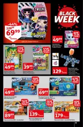 Gazetka promocyjna Auchan - Gazetka Black Week 21-26.11.2022 - Gazetka - ważna od 26.11 do 26.11.2022 - strona 9 - produkty: Wyrzutnia, Tera, Tran, Hasbro, Nerf, Transformers, Cyberverse, Jednorożec