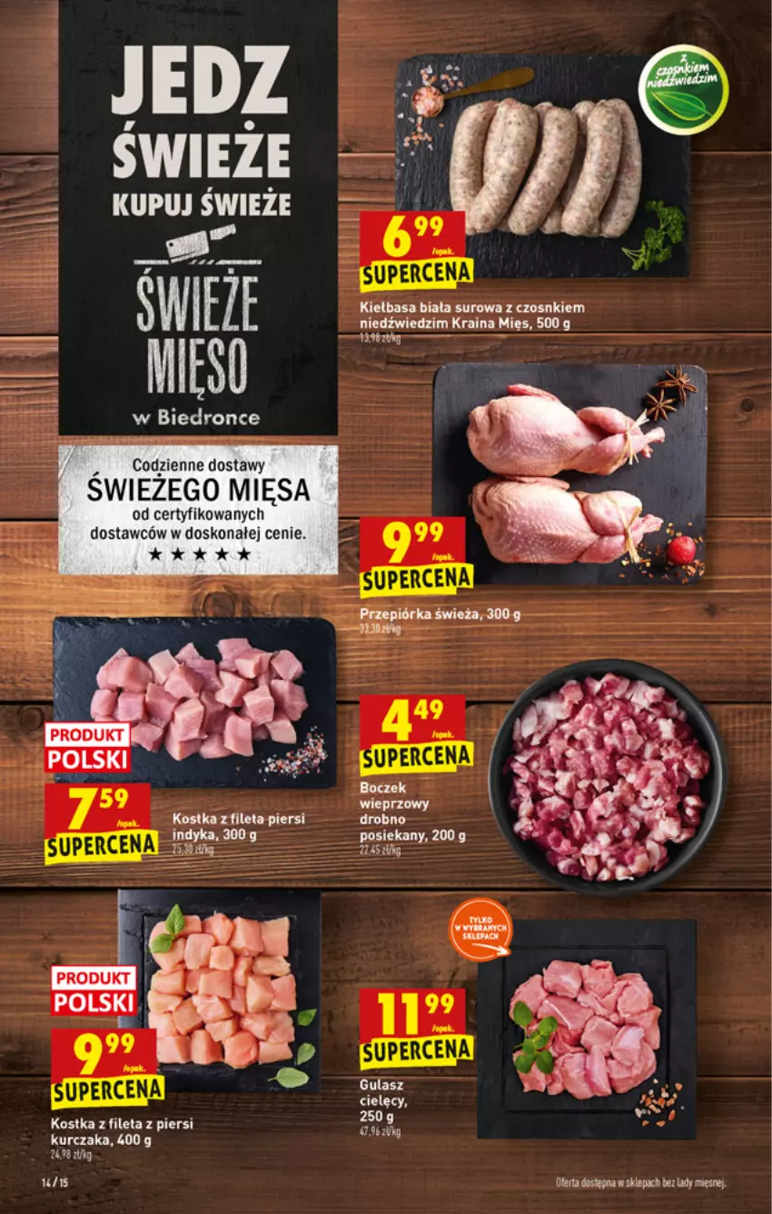 Gazetka promocyjna Biedronka - W tym tygodniu - ważna 14.02 do 19.02.2022 - strona 14 - produkty: Dron, Kiełbasa, Kiełbasa biała