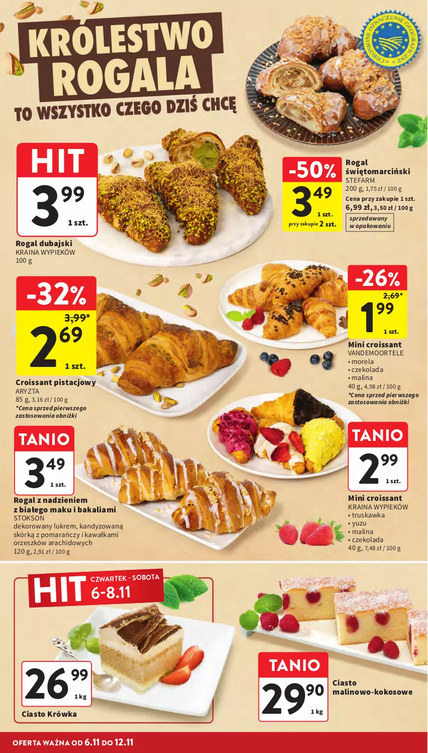 Gazetka promocyjna Intermarche - Gazetka Intermarche - ważna 06.11 do 12.11.2025 - strona 24 - produkty: Croissant, Czekolada, Fa, Gala, Kawa, Kokos, Morela, Rogal