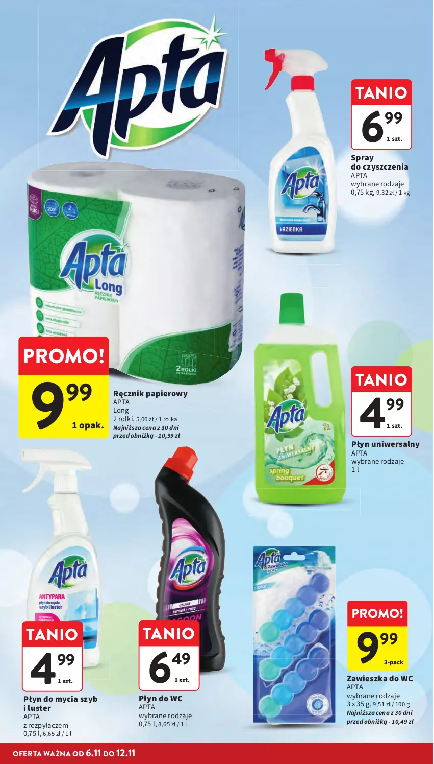 Gazetka promocyjna Intermarche - Gazetka Intermarche - ważna 06.11 do 12.11.2025 - strona 36 - produkty: Papier, Płyn do mycia, Płyn do wc, Ręcznik, Rolki, Spray do czyszczenia, Zawieszka do wc