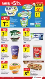 Gazetka promocyjna Intermarche - Gazetka Intermarche - Gazetka - ważna od 12.11 do 12.11.2025 - strona 19 - produkty: Jogurt naturalny, Ser, Danone, Piątnica, Zott, Jaja, Jogurt, Bakoma, Mleko zagęszczone, Napój mleczny, Zott Primo, Danio, Deser, Alpro, Napój, Milka, Mleko