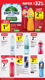Gazetka promocyjna Intermarche - Gazetka Intermarche - Gazetka - ważna od 12.11 do 12.11.2025 - strona 32 - produkty: Red Bull, Kaktus, Primavera, Napoje, LANA, Oranżada, Napój izotoniczny, Prima, Oshee, Woda mineralna, Owoce, Napój niegazowany, Woda, Napój, Imbir, Hortex
