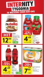 Gazetka promocyjna Intermarche - Gazetka Intermarche - Gazetka - ważna od 12.11 do 12.11.2025 - strona 6 - produkty: Ketchup, Nutella, Papier, Coca-Cola, Ręcznik, Rolki, Kotlin, Ferrero, Foxy, Fanta, Sprite, Fa