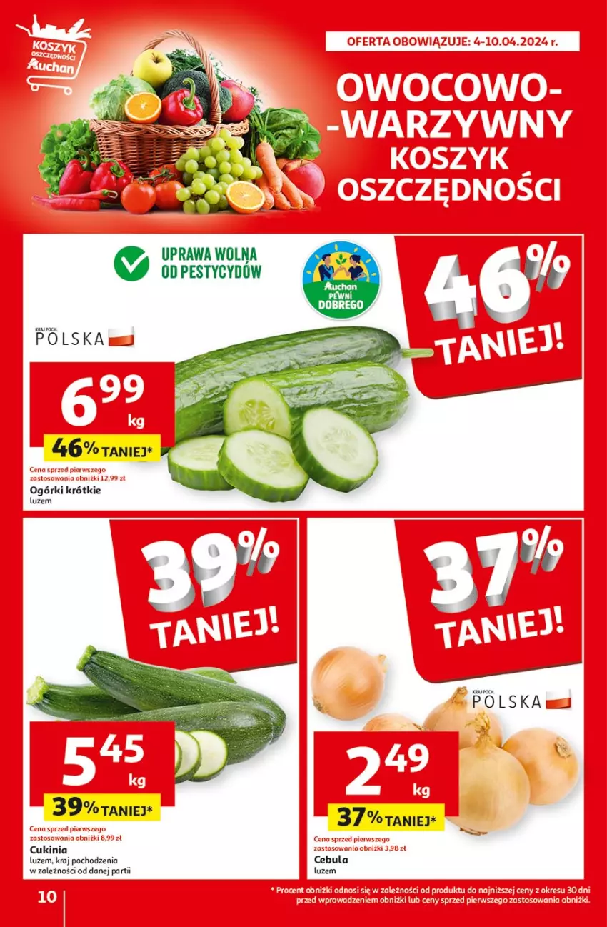 Gazetka promocyjna Auchan - Gazetka Przygotuj ogród na wiosnę! Hipermarket Auchan - ważna 04.04 do 10.04.2024 - strona 10 - produkty: Cebula, Fa