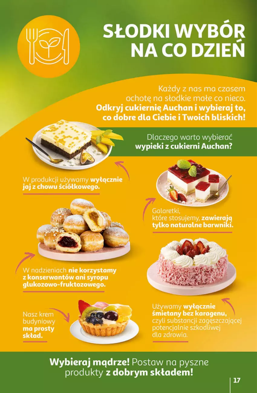 Gazetka promocyjna Auchan - Gazetka Przygotuj ogród na wiosnę! Hipermarket Auchan - ważna 04.04 do 10.04.2024 - strona 17 - produkty: Cukier, Ser, Syrop