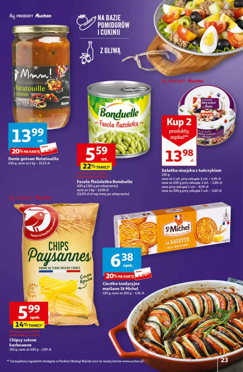 Gazetka promocyjna Auchan - Gazetka Przygotuj ogród na wiosnę! Hipermarket Auchan - ważna 04.04 do 10.04.2024 - strona 23 - produkty: Bonduelle, Fa, Fasola