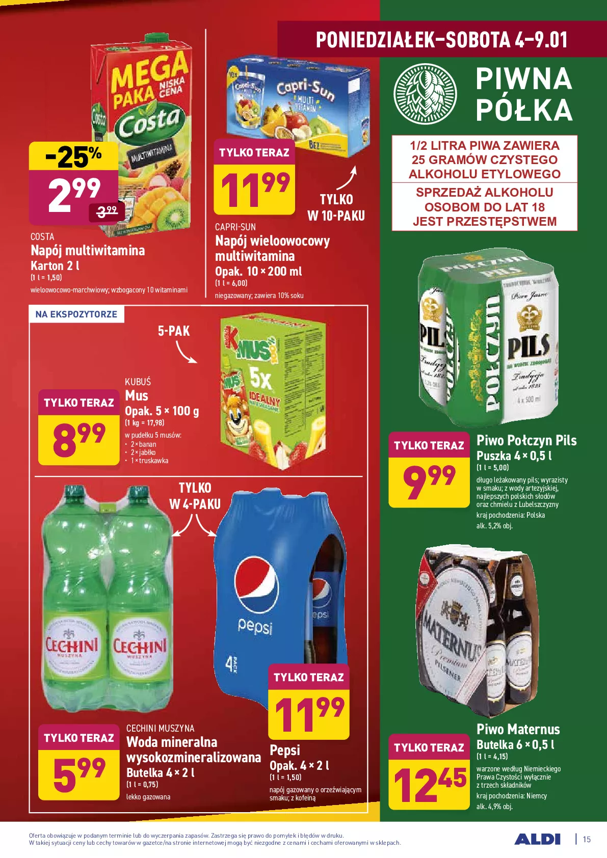 Gazetka promocyjna Aldi - Ale cena - ważna 04.01 do 09.01.2021 - strona 15