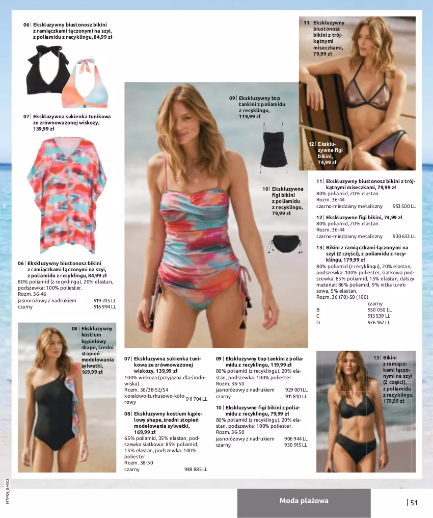 Gazetka promocyjna Bonprix - SUMMER ESSENTIALS - ważna 13.06 do 13.12.2023 - strona 53 - produkty: Bikini, Biustonosz, Figi, Kostium, Miseczka, Sukienka, Top