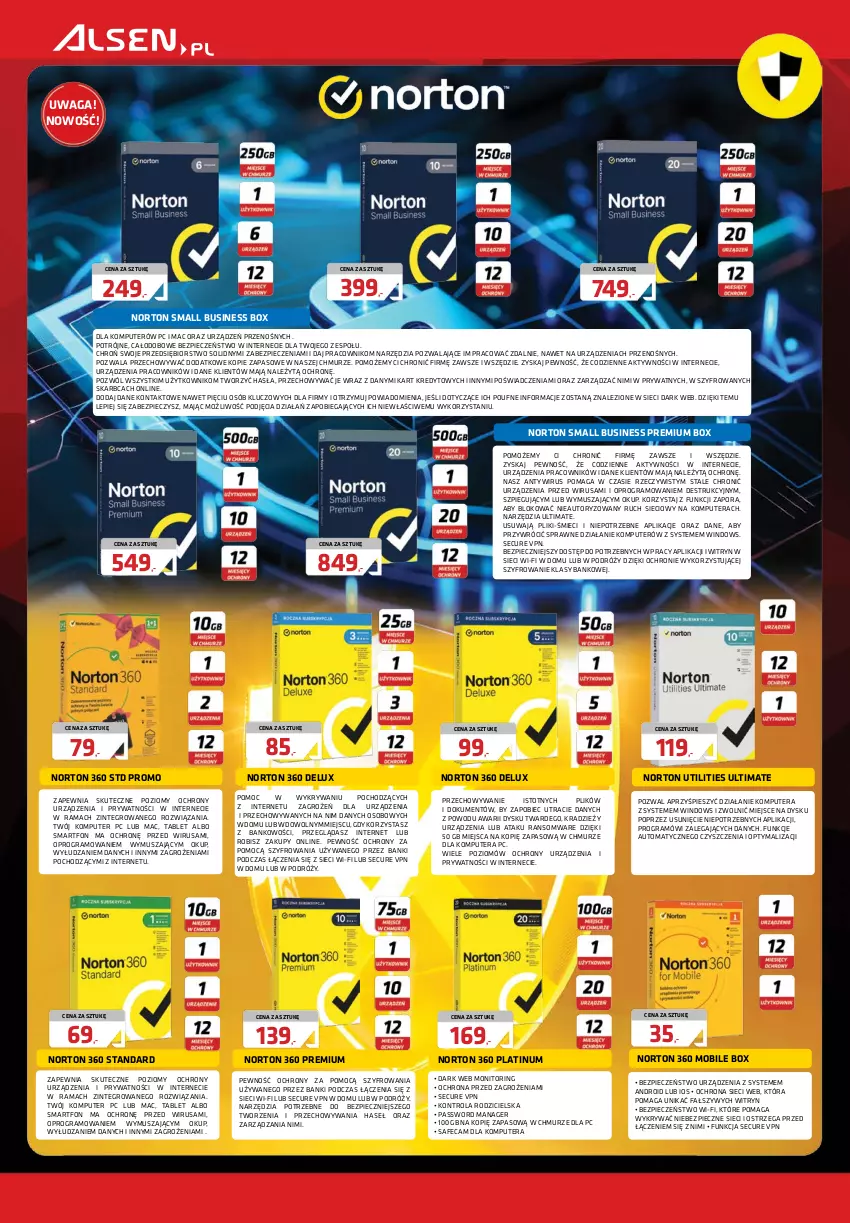 Gazetka promocyjna Alsen - Gazetka Alsen - ważna 01.09 do 30.09.2024 - strona 5 - produkty: Fa, Gra, Komputer, Mobil, Monitor, Mus, Piec, Por, Rama, Smartfon, Tablet, Tera, Waga