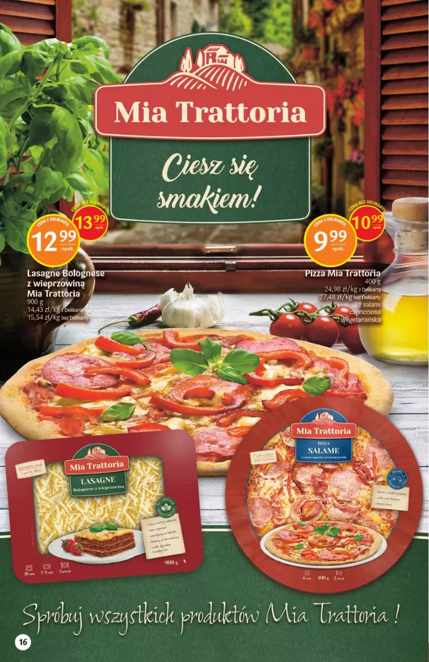 Gazetka promocyjna Delikatesy Centrum - Gazetka DC26 - ważna 07.07 do 13.07.2022 - strona 16 - produkty: Pizza, Salami