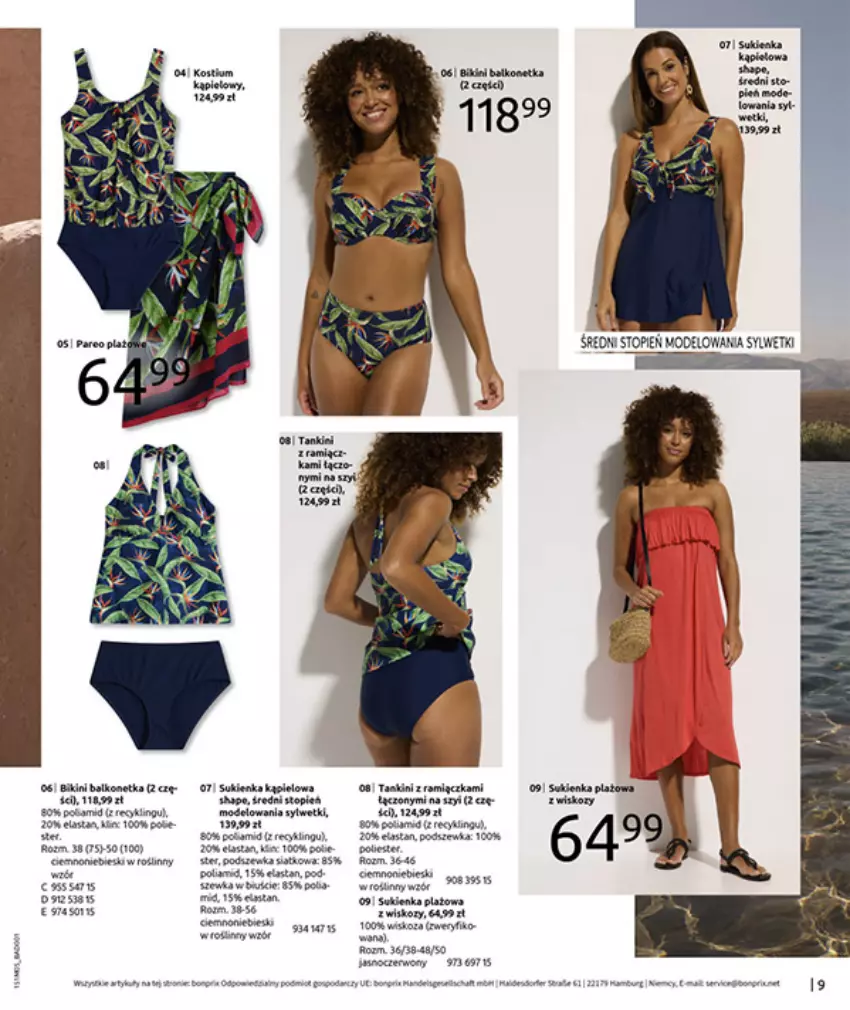 Gazetka promocyjna Bonprix - CYTRUSOWE KOLORY - ważna 27.05 do 07.07.2025 - strona 11 - produkty: Bikini, Sukienka, Top