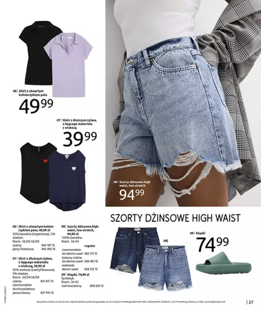 Gazetka promocyjna Bonprix - CYTRUSOWE KOLORY - ważna 27.05 do 07.07.2025 - strona 39 - produkty: Fa, Klapki, LG, Por