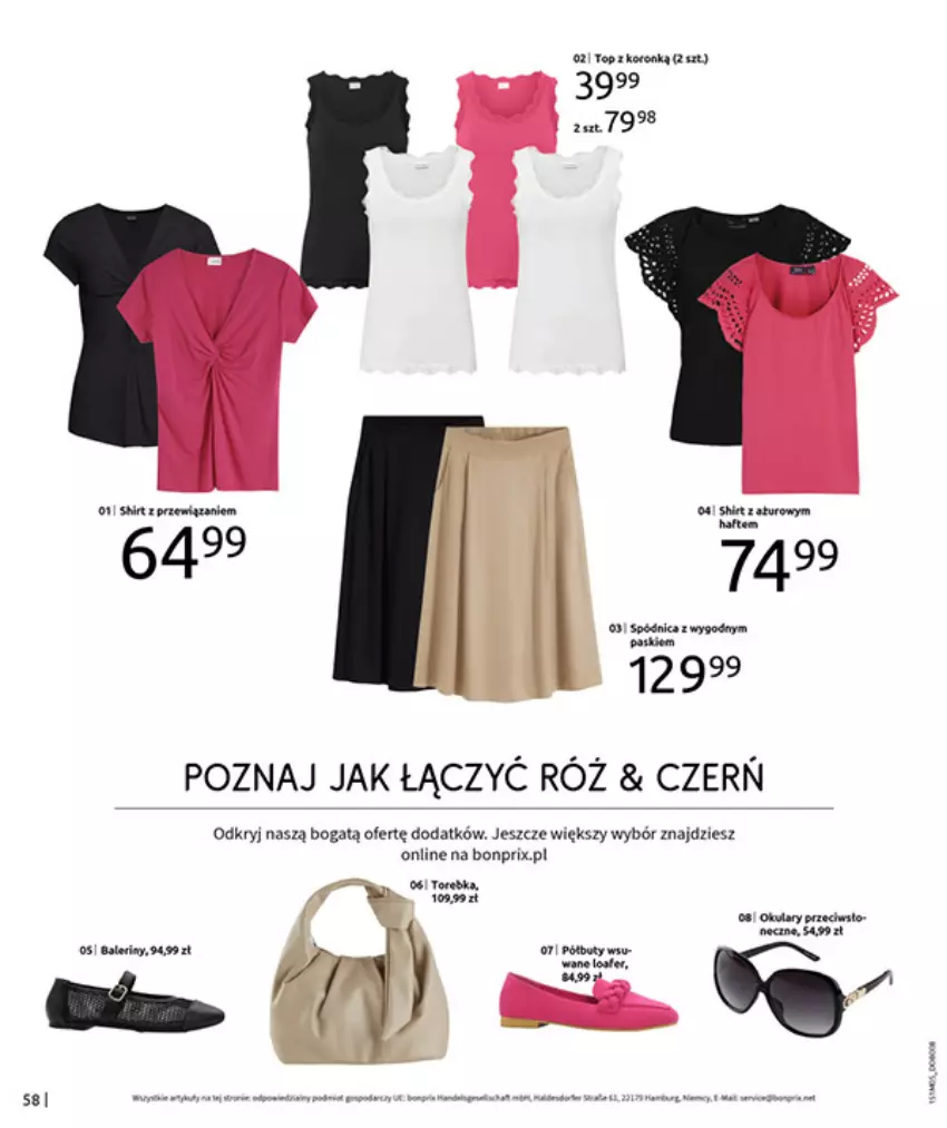 Gazetka promocyjna Bonprix - CYTRUSOWE KOLORY - ważna 27.05 do 07.07.2025 - strona 60 - produkty: Top, Torebka