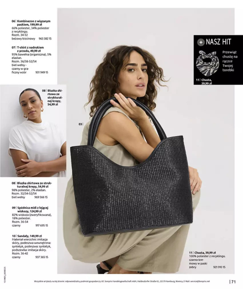 Gazetka promocyjna Bonprix - CYTRUSOWE KOLORY - ważna 27.05 do 07.07.2025 - strona 73 - produkty: Brie, Chusta, Fa, Spódnica, Tera