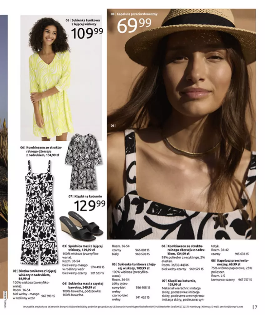 Gazetka promocyjna Bonprix - CYTRUSOWE KOLORY - ważna 27.05 do 07.07.2025 - strona 9 - produkty: Fa, Klapki, Koc, Ser, Sukienka