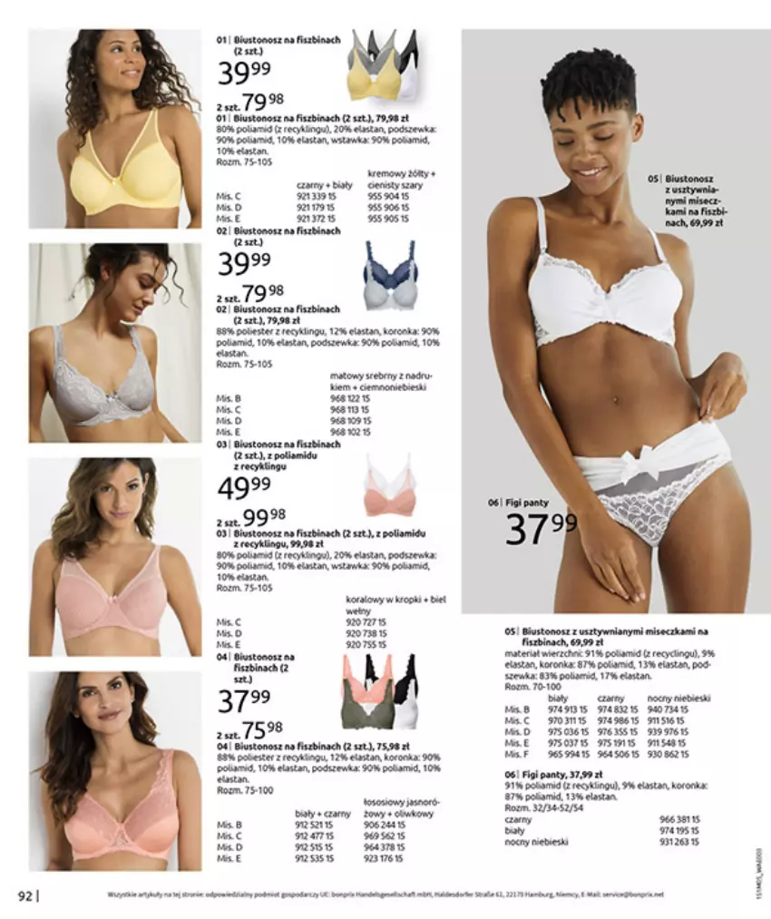 Gazetka promocyjna Bonprix - CYTRUSOWE KOLORY - ważna 27.05 do 07.07.2025 - strona 94 - produkty: Biustonosz, Fa, Figi, Koc, LG, Olej, Por