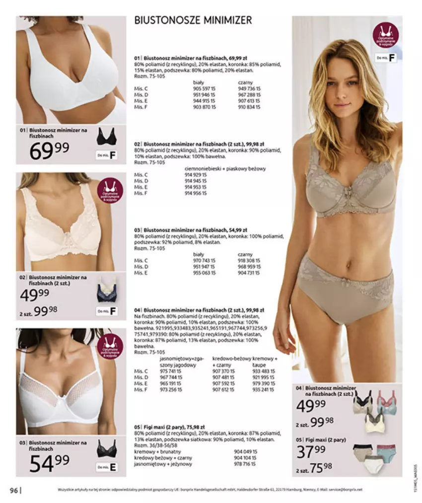 Gazetka promocyjna Bonprix - CYTRUSOWE KOLORY - ważna 27.05 do 07.07.2025 - strona 98 - produkty: Biustonosz, Fa, Figi, HP, LG, Saga