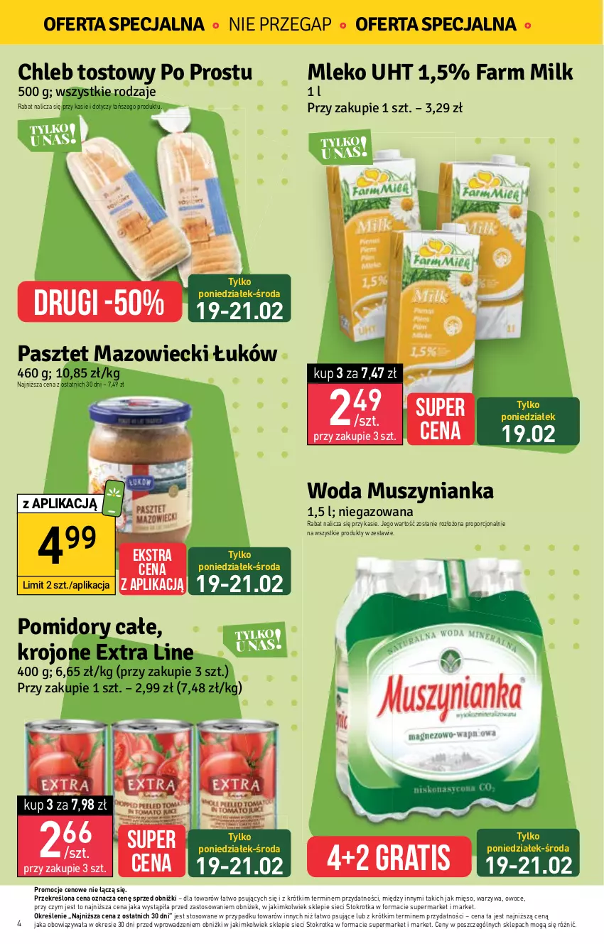 Gazetka promocyjna Stokrotka - Market - ważna 15.02 do 21.02.2024 - strona 4 - produkty: Gra, Mięso, Owoce, Por, Warzywa