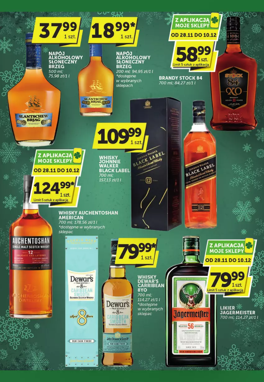 Gazetka promocyjna ABC - ważna 28.11 do 10.12.2024 - strona 5 - produkty: Brandy, Jagermeister, Likier, Rum, Stock, Whisky