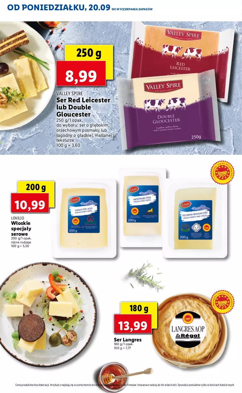 Gazetka promocyjna Lidl - KATALOG ŚWIAT SERÓW - ważna 20.09 do 24.09.2021 - strona 6 - produkty: Gres, Lovi, Ser