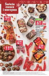 Gazetka promocyjna Stokrotka - Supermarket - Gazetka - ważna od 13.12 do 13.12.2023 - strona 6 - produkty: Warzywa, Papryka słodka, Papryka, Gruszki, Owoce, Pomidory, Mięso, Jabłka