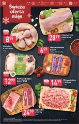 Gazetka promocyjna Stokrotka - Supermarket - Gazetka - ważna od 13.12 do 13.12.2023 - strona 9 - produkty: Kurczak, Warzywa, Polędwiczka wieprzowa, Szponder wołowy, Owoce, Metka tatarska, Mięso