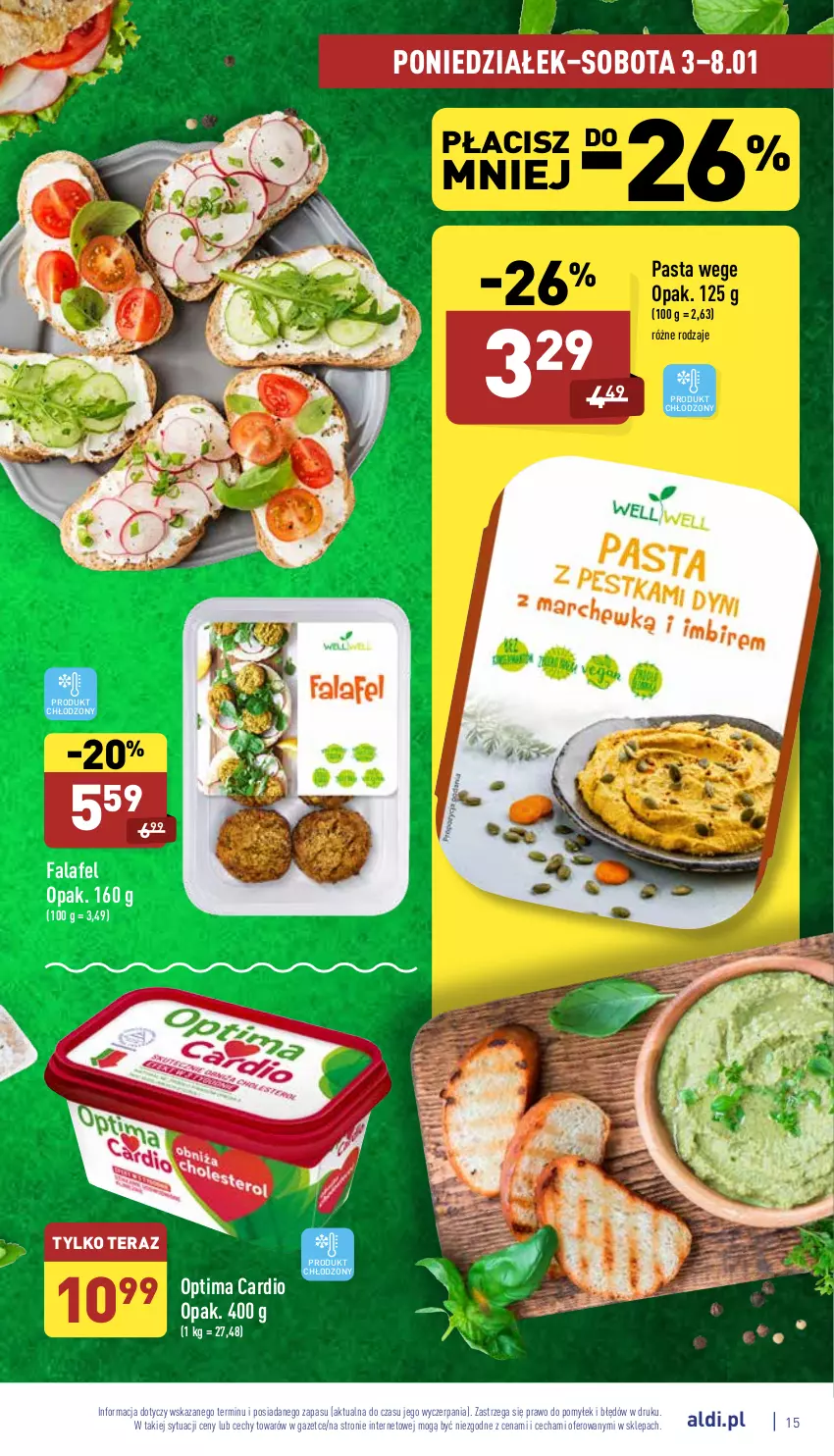 Gazetka promocyjna Aldi - Katalog spożywczy - ważna 03.01 do 08.01.2022 - strona 15 - produkty: Fa, Optima, Optima Cardio, Tera