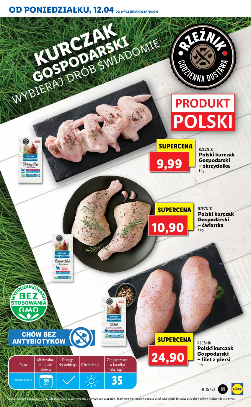 Gazetka promocyjna Lidl - GAZETKA - ważna 12.04 do 14.04.2021 - strona 11 - produkty: Kurczak