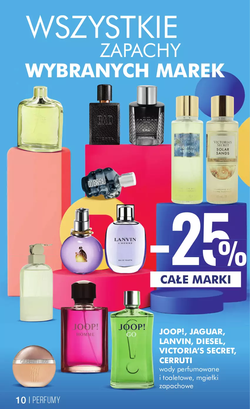 Gazetka promocyjna Super Pharm - Gazetka - ważna 26.09 do 13.10.2024 - strona 10 - produkty: Cerruti, Diesel, Jaguar, JOOP!, Lanvin, Perfum