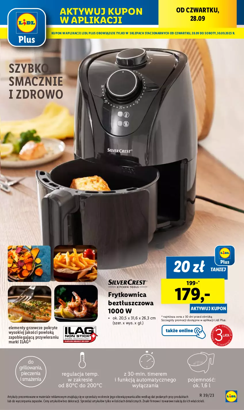 Gazetka promocyjna Lidl - GAZETKA - ważna 25.09 do 30.09.2023 - strona 23 - produkty: Grill, Piec, Sok