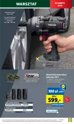 Gazetka promocyjna Lidl - GAZETKA - Gazetka - ważna od 30.09 do 30.09.2023 - strona 41 - produkty: Parkside, Lampa robocza LED, Ser, Walizka, Lampa, Klucz udarowy, Akumulator